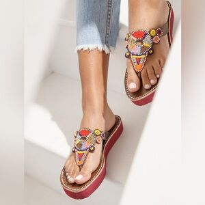 Laidback London Shilbi SSR Handmade Leather Sandal Size 38
